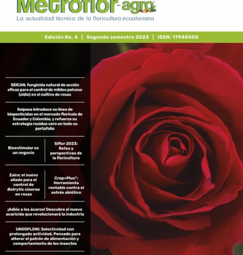 Portada de la revista Metroflor Ecuador, edición No. 4